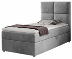 Επενδυμένο κρεβάτι Ivan-Gkri Anoixto