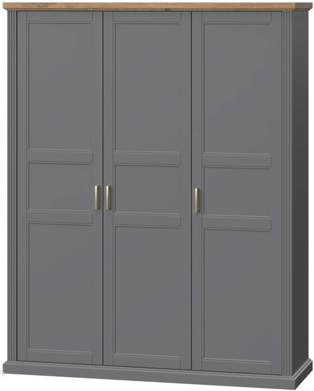 Ντουλάπα τρίφυλλη Tahoma 3D-Anthraki