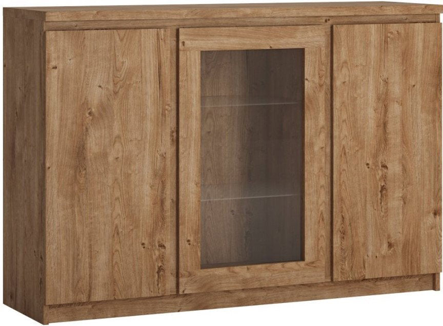 Μπουφές Louise 3D με βιτρίνα