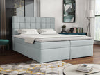Επενδυμένο κρεβάτι Malmo Box-Gkri Anoixto-160 x 200