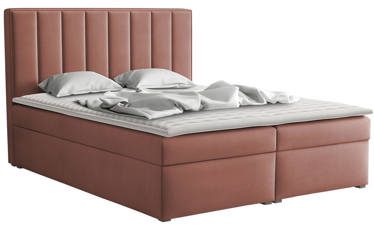 Επενδυμένο κρεβάτι ideal Box-Roz-140 x 200
