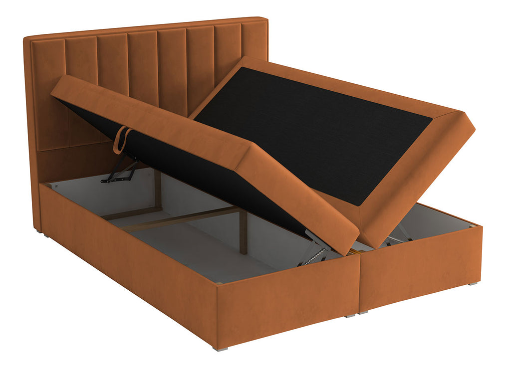 Επενδυμένο κρεβάτι ideal Box-Roz-160 x 200