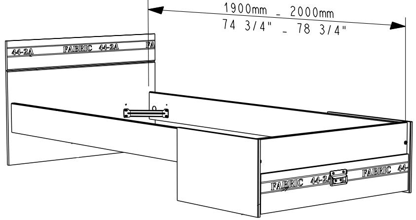 Κρεβάτι Lab-90 x 200
