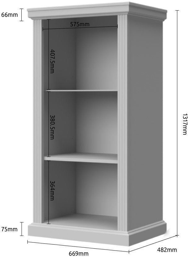 Βιτρίνα χαμηλή Tahoma 2D