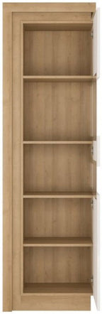 Βιτρίνα ψηλή Lynx 1D-Deksia-Fusiko-Leuko
