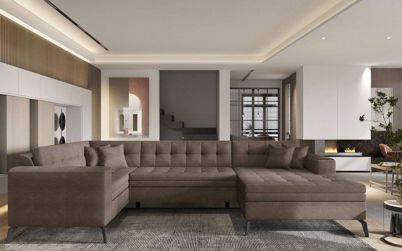 Γωνιακός καναπές Lanvin plus-Δεξιά-Kafe