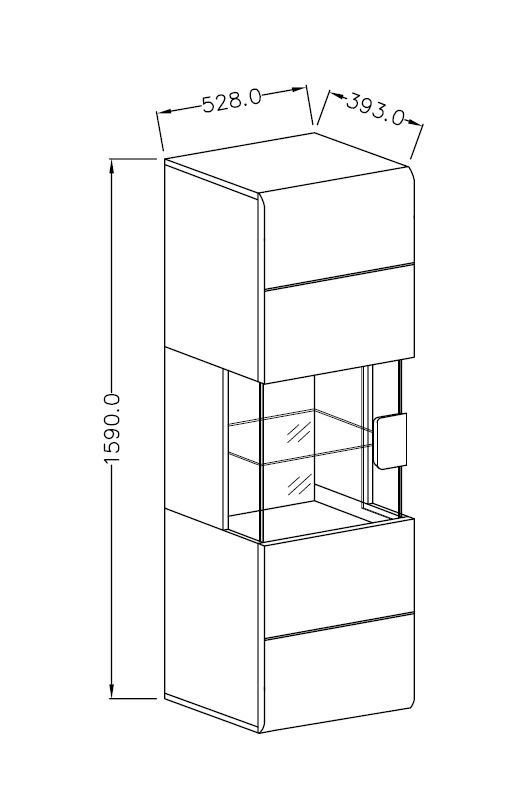 Κρεμαστή βιτρίνα Toldo 7