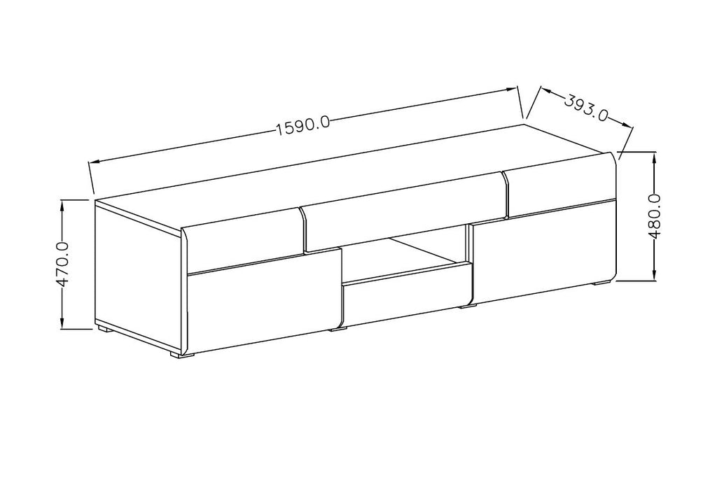 Έπιπλο τηλεόρασης Toldo