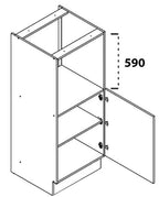 Επιδαπέδιο ντουλάπι Virgo 60 DP 145 1F BB