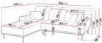 Γωνιακός καναπές Rapallo