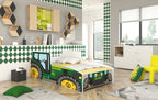 Παιδικό Κρεβάτι Agrotruck-140 x 70-Prasino