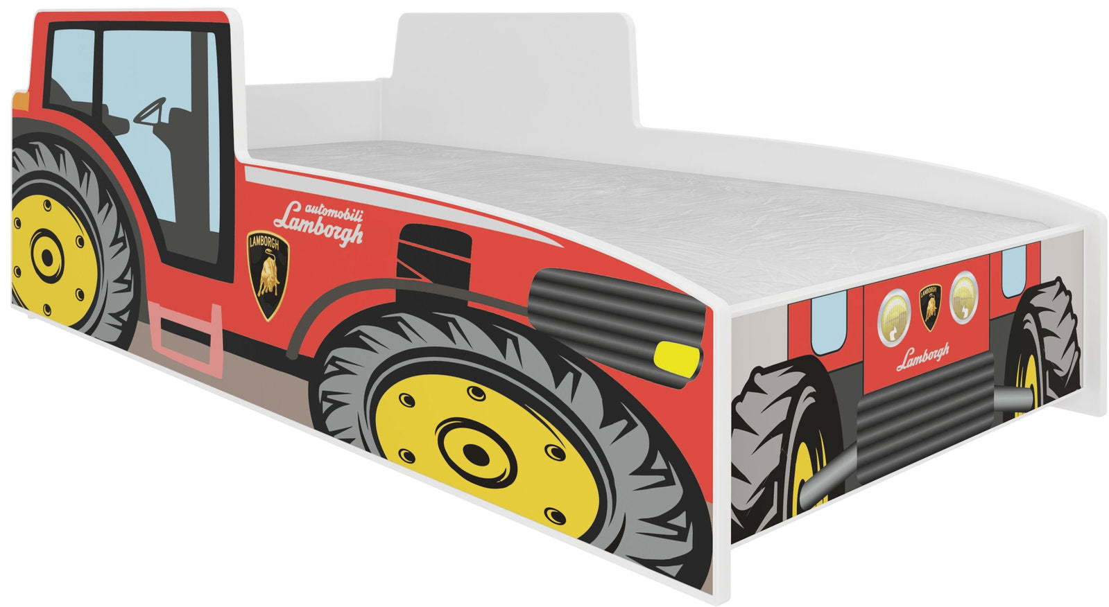 Παιδικό Κρεβάτι Agrotruck-160 x 80-Kokkino