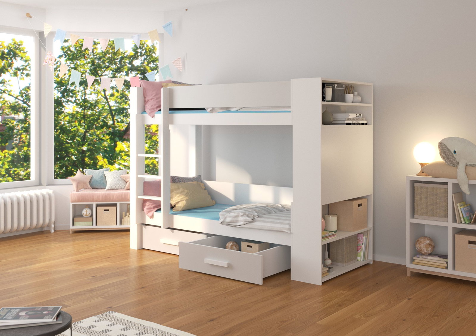 Κουκέτα Sveg-200 x 90-Leuko-Gkri