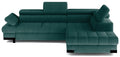 Γωνιακός καναπές Sapphire-Prasino-Δεξιά