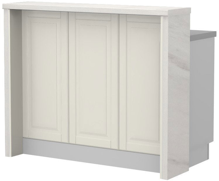 Πάγκος νησίδας Toscana-Μήκος: 120 εκ.-White Marble