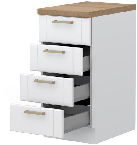 Επιδαπέδιο ντουλάπι Tahoma R-40-4MBOX-Λευκό ματ