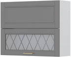 Ντουλάπι κρεμαστό Tahoma V7-90-1K1SP με βιτρίνα