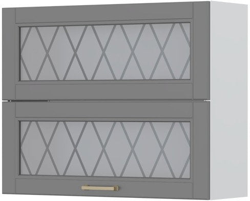 Ντουλάπι κρεμαστό Tahoma V7-90-2KSP με βιτρίνα