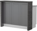 Πάγκος νησίδας Tahoma-Μήκος: 120 εκ.-Γραφίτης-Black Stone