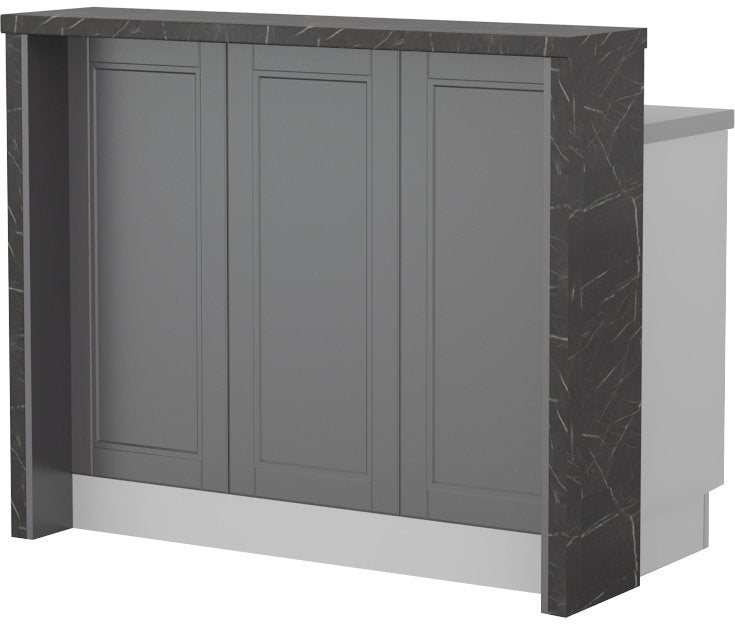 Πάγκος νησίδας Tahoma-Μήκος: 120 εκ.-Γραφίτης-Black Stone
