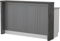 Πάγκος νησίδας Tahoma-Μήκος: 160 εκ.-Γραφίτης-Black Stone