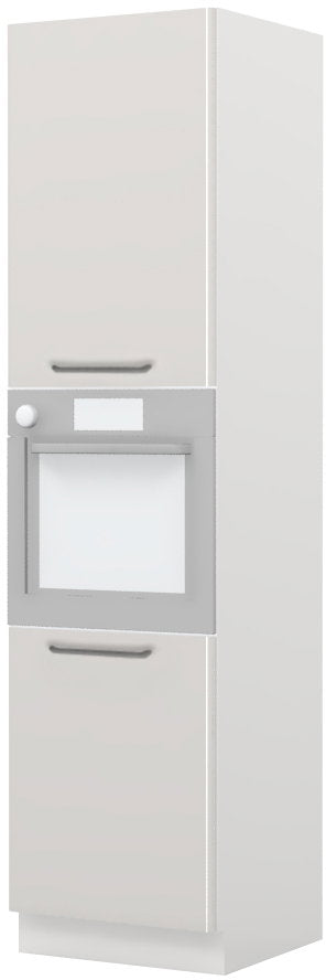 Επιδαπέδιο ντουλάπι φούρνου ψηλό Modena K23-60-2KR-Λευκό - Γκρι ανοιχτό