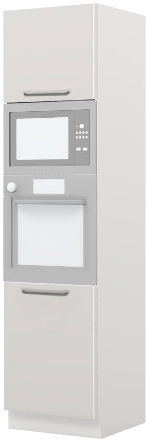 Επιδαπέδιο ντουλάπι φούρνου ψηλό Modena K23-60-RM-Λευκό - Γκρι ανοιχτό