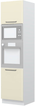 Επιδαπέδιο ντουλάπι φούρνου ψηλό Modena K23-60-RM-Λευκό - Μπεζ