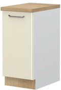 Επιδαπέδιο ντουλάπι Modena R-40-1K-Λευκό - Μπεζ