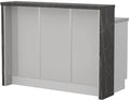 Πάγκος νησίδας Modena-Μήκος: 135 εκ.-Γκρι ανοιχτό-Black Stone