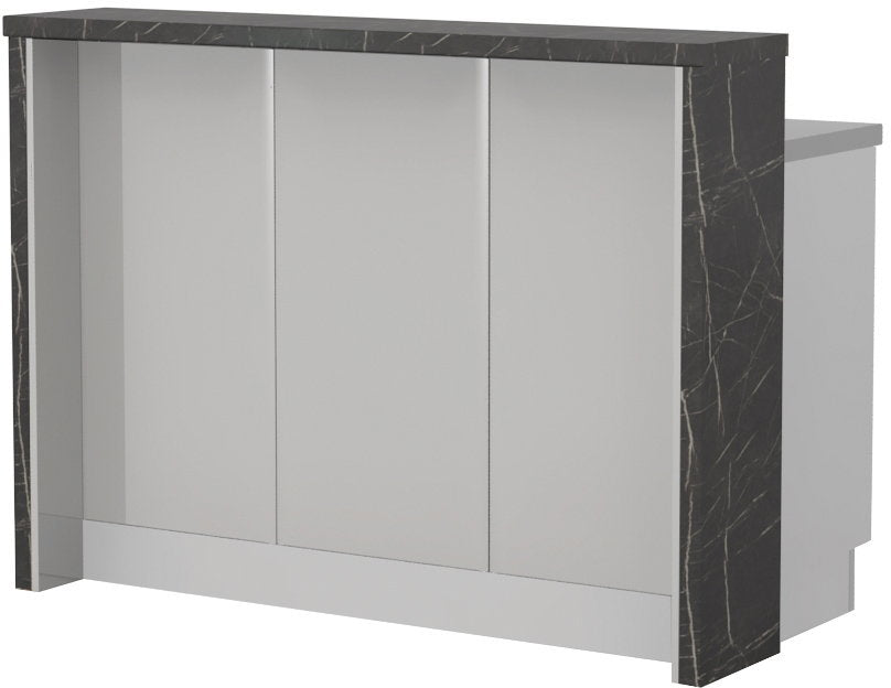 Πάγκος νησίδας Modena-Μήκος: 135 εκ.-Γκρι ανοιχτό-Black Stone