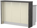 Πάγκος νησίδας Modena-Μήκος: 135 εκ.-Μπεζ-Black Stone