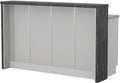 Πάγκος νησίδας Modena-Μήκος: 160 εκ.-Γκρι ανοιχτό-Black Stone