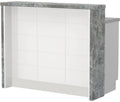 Πάγκος νησίδας Hudson-Μήκος: 120 εκ.-Λευκό-Siena Marble