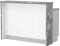 Πάγκος νησίδας Hudson-Μήκος: 135 εκ.-Λευκό-Siena Marble