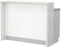 Πάγκος νησίδας Hudson-Μήκος: 135 εκ.-Λευκό-White Marble