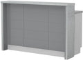 Πάγκος νησίδας Hudson-Μήκος: 150 εκ.-Γκρι-Chromix Silver