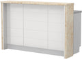 Πάγκος νησίδας Hudson-Μήκος: 150 εκ.-Λευκό-Latino Marble