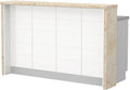 Πάγκος νησίδας Hudson-Μήκος: 160 εκ.-Λευκό-Latino Marble