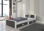 Παιδικό Κρεβάτι Avanta-180 x 80-Leuko-Anthraki