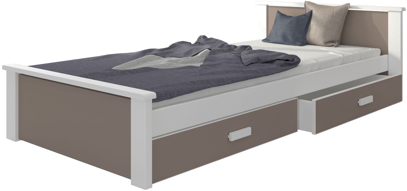 Παιδικό Κρεβάτι Avanta-180 x 80-Leuko - Mpez