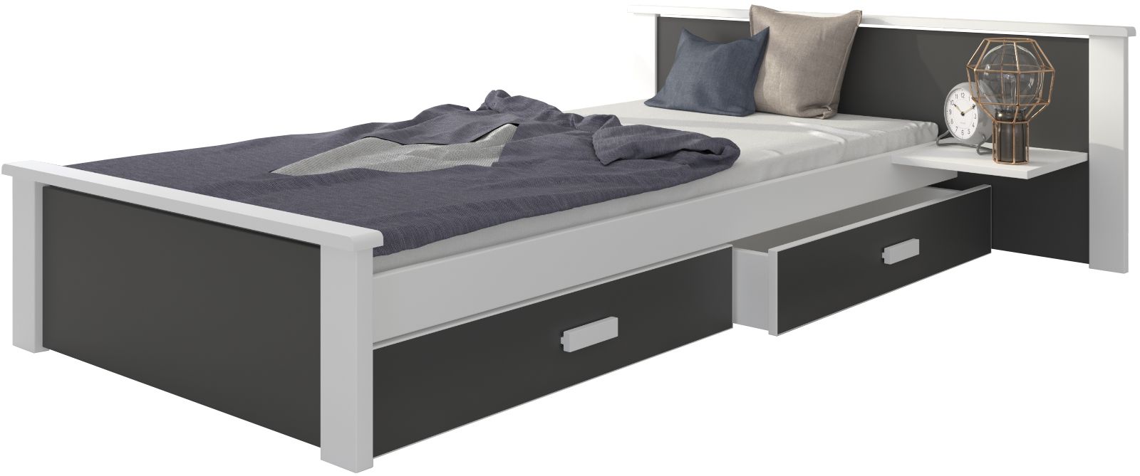 Παιδικό Κρεβάτι Avanta plus-180 x 80-Leuko-Anthraki