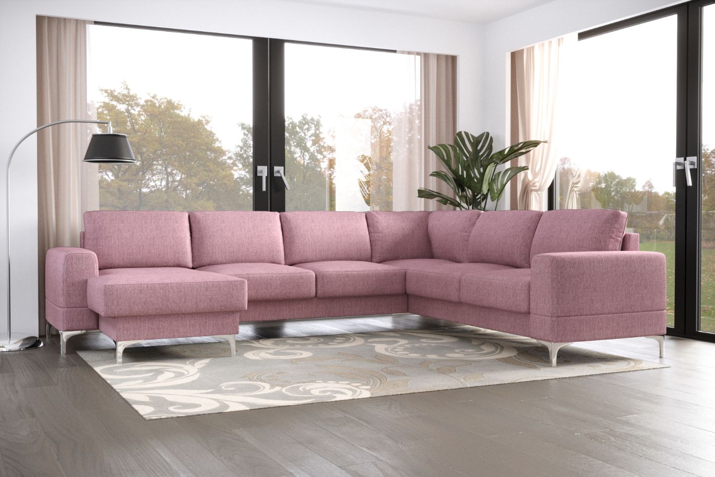 Γωνιακός καναπές Radial Max II-Sapio milo-Δεξιά