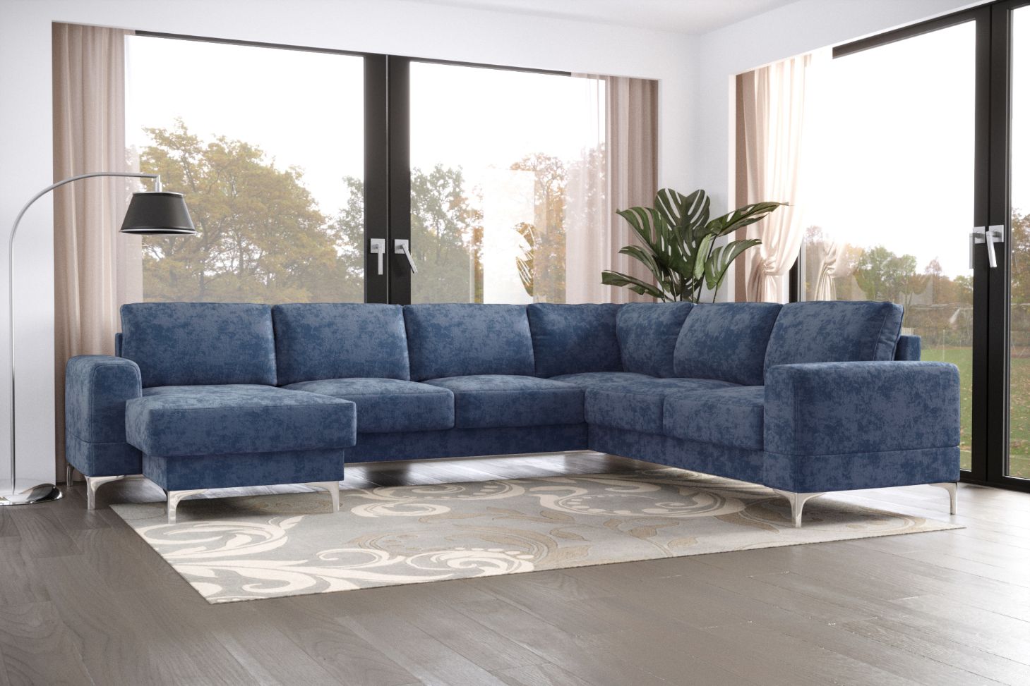 Γωνιακός καναπές Radial Max II-Mple-Δεξιά