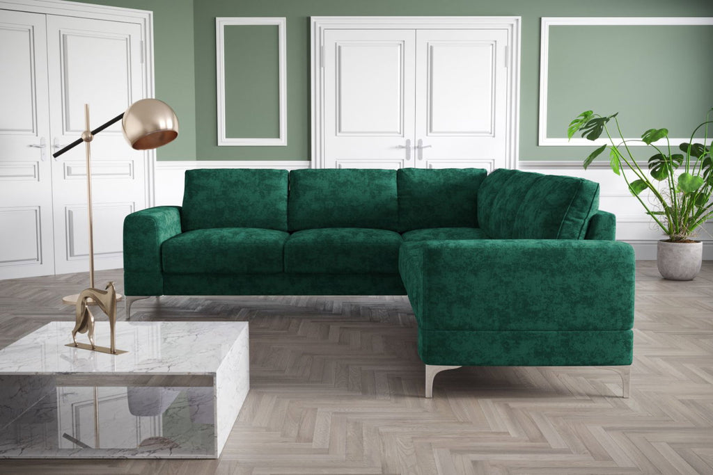 Γωνιακός καναπές Radial Max-Prasino-Δεξιά