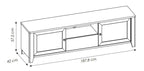 Έπιπλο τηλεόρασης Nostice 2D1S