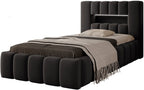 Επενδυμένο κρεβάτι Mercy mini-Mauro-90 x 200