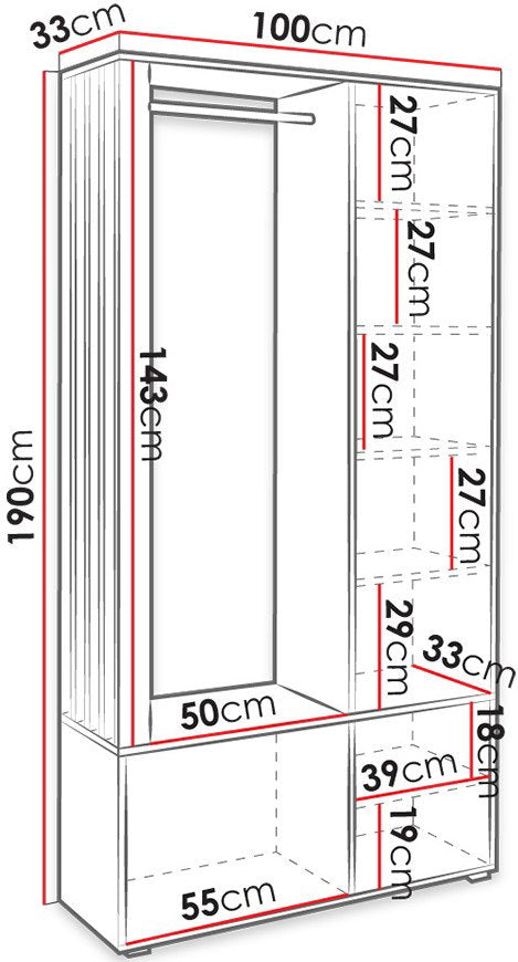 Γκαρνταρόμπα Milo