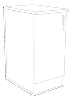 Επιδαπέδιο ντουλάπι Poppy 40-Mauro - Fusiko