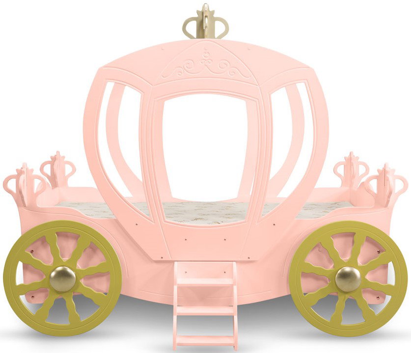 Παιδικό Κρεβάτι Princess Cariage-Roz